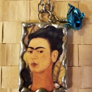 Hand Crafted Frida Kahlo Pendant Necklace